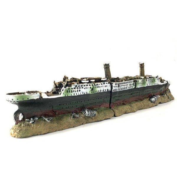 Imagem de Decorações de aquário Wokex Titanic Mediterranean Model Ship