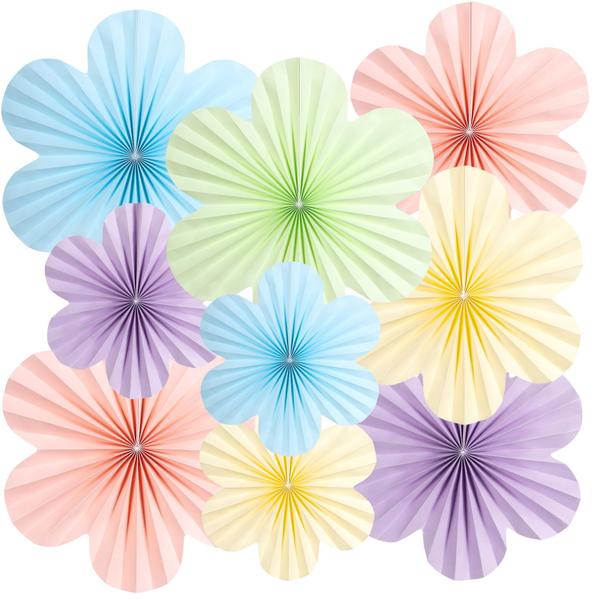 Imagem de Decorações de flores de papel SUNBEAUTY para sala de aula de parede