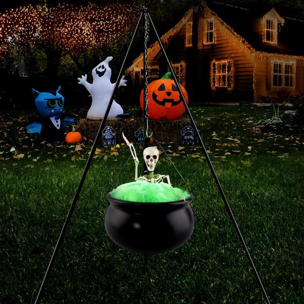 Imagem de Decorações de Halloween ao ar livre Witches Cauldron Shemira