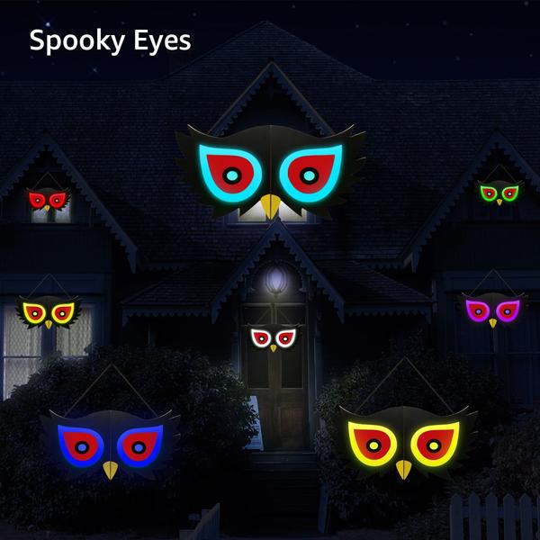 Imagem de Decorações de Halloween BLCtec Spooky Eyes Lights 60 cm com 7 modos