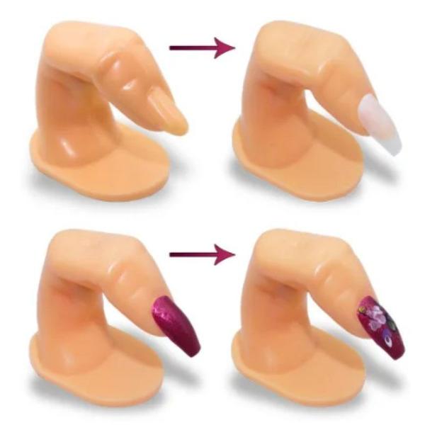 Imagem de Dedo de treino decoração manicure 1 unidade