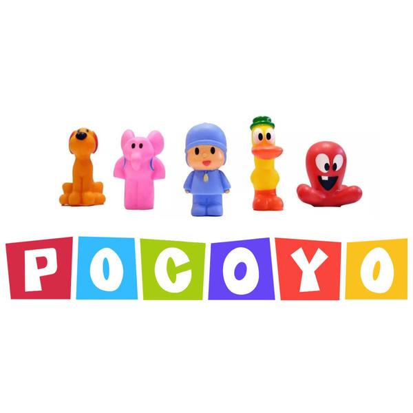 Dedoche Fantoche Mini Miniaturas 5 pçs Turma do Pocoyo Cód. 2308 - Cardoso Toys Imagem de Dedoche Fantoche Mini Miniaturas 5 pçs Turma do Pocoyo Cód. 2308