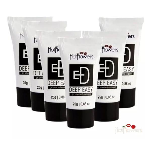 Imagem de  Deep Easy Gel Dessensibilizante Anal Hot Flowers Kit 5 Unidades