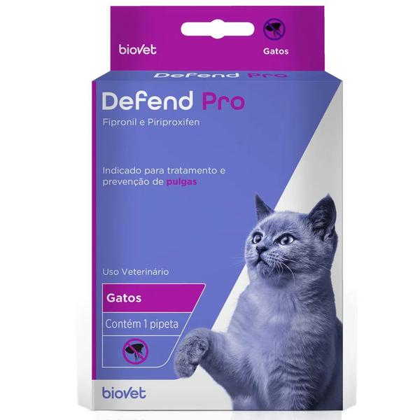 Imagem de Defend Pro Antipulgas para Gatos - Biovet