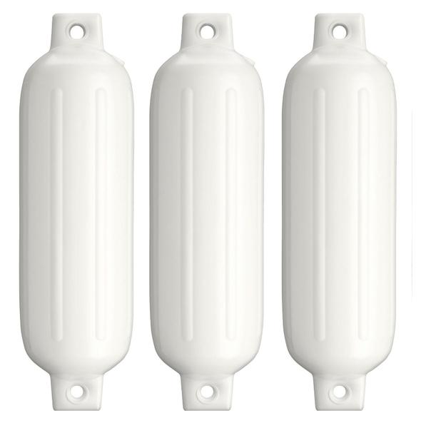 Defensa Inflável Pvc Branca G3 14,5 X 51,5cm Lancha Barco 3 un - Noster Imagem de Defensa Inflável Pvc Branca G3 14,5 X 51,5cm Lancha Barco 3 un