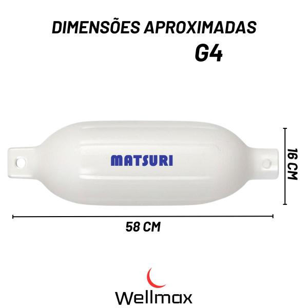 Imagem de DEFENSA NÁUTICA G4 160 x 580 MM