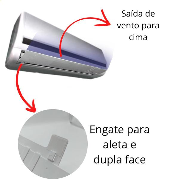 Imagem de Defletor Ar condicionado 52 a 90 cm direcionador de vento