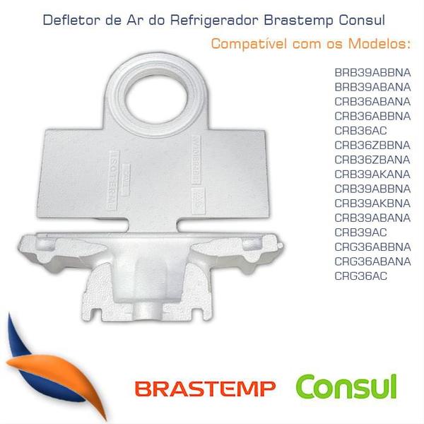 Imagem de Defletor Ar Refrigerador Brastemp Consul W10169464