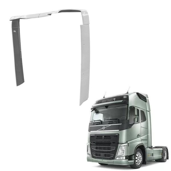 Imagem de Defletor Lateral Volvo Fh Cab Baixa 2015 C Teto C Suportes