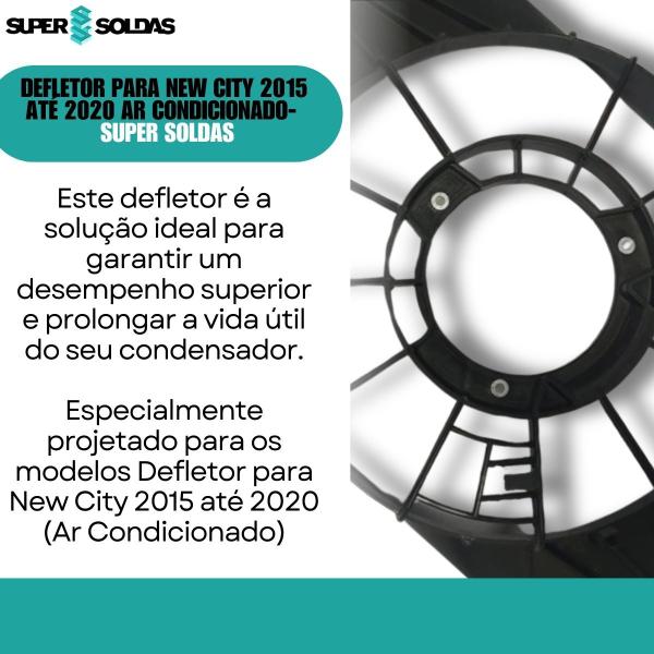 Imagem de Defletor P/ New City 2015 Até 2020 Com Ar Condicionado - Super Soldas