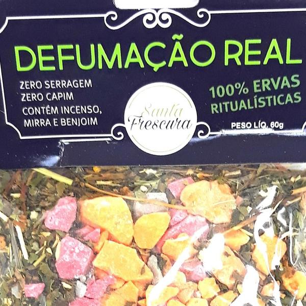 Defumação Real Ervas Descarrego Forte Completo Defesa Limpeza Espiritual - Santa Frescura Imagem de Defumação Real Ervas Descarrego Forte Completo Defesa Limpeza Espiritual
