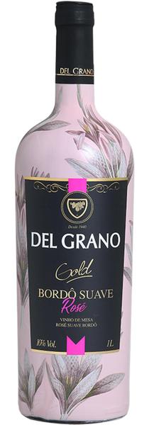 Del Grano Gold Vinho Suave Rosé Bordo 1L Imagem de Del Grano Gold Vinho Suave Rosé Bordo 1L