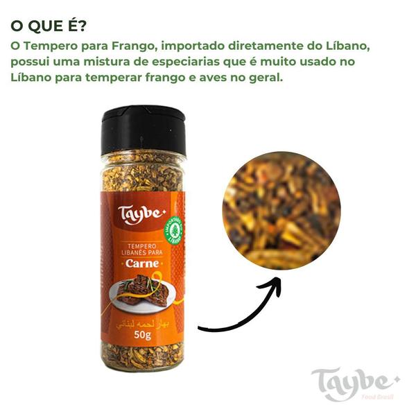 Imagem de Delicioso Tempero Árabe Para Carnes Importado 50 g - Taybe