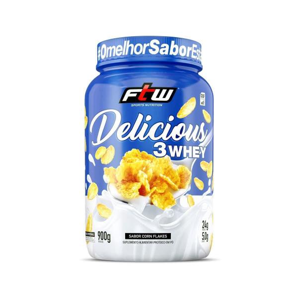 Imagem de Delicious 3 Whey - 900G Corn Flakes - Ftw