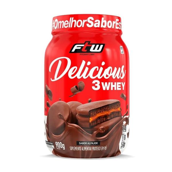 Imagem de Delicious 3Whey (900g) - Sabor Alfajor