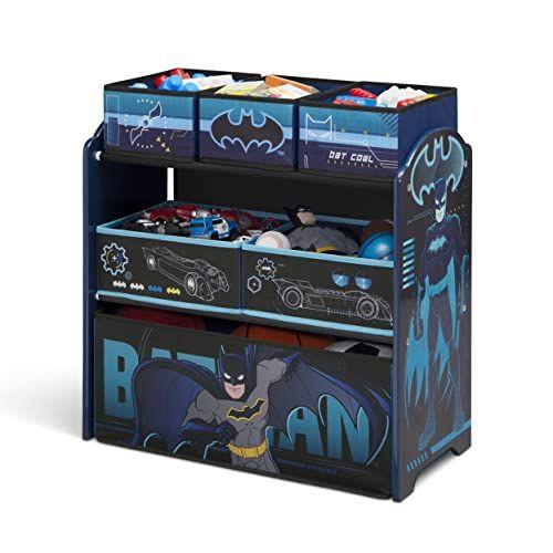 Imagem de Delta Children Design & Store 6 Bin Toy Storage Organizer - Greenguard Gold Certified, Batman