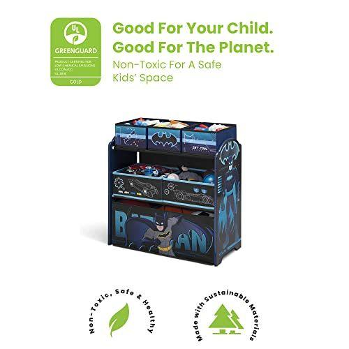 Imagem de Delta Children Design & Store 6 Bin Toy Storage Organizer - Greenguard Gold Certified, Batman