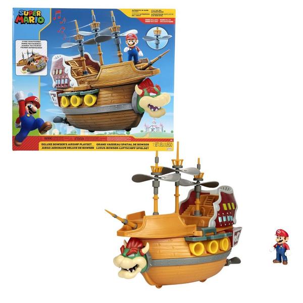 Imagem de Deluxe Bowser's Airship Playset Super Mario World Barco