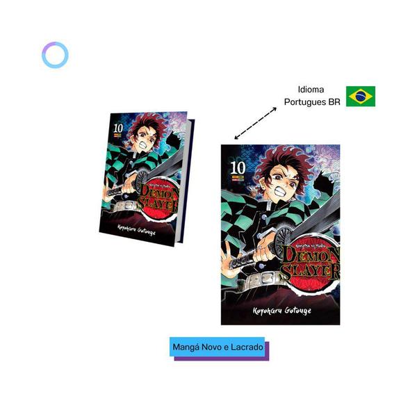 Demon Slayer Kimetsu No Yaiba Mangá - Volume Avulsos Português - Mangá Demon Slayer Imagem de Demon Slayer Kimetsu No Yaiba Mangá - Volume Avulsos Português