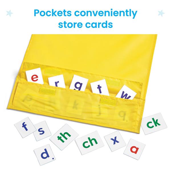 Imagem de Demonstração de desenvolvimento de habilidades do Pocket Chart hand2mind Phonics