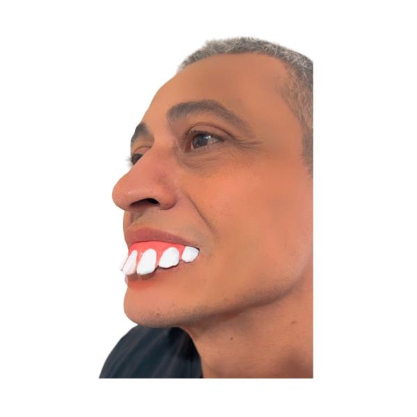 Imagem de Dentadura Dentão Grande Engraçado em Látex Fantasia Cosplay