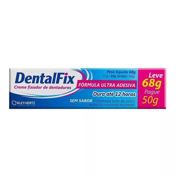 Imagem de Dentalfix Creme Adesivo Sem Sabor L 68G P 50G - Kley Hertz