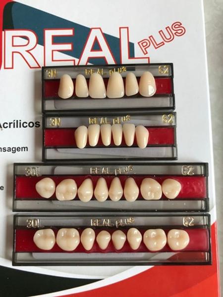 Imagem de Dente Boca Completa Reposição Prótese Provisório 3n + 30l