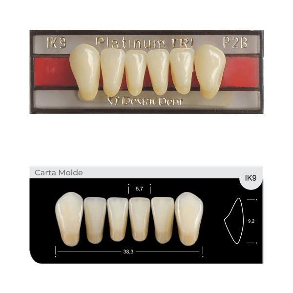 Imagem de Dente Platinum Tri 03 Camadas Anterior IK9 Inferior - Imodonto