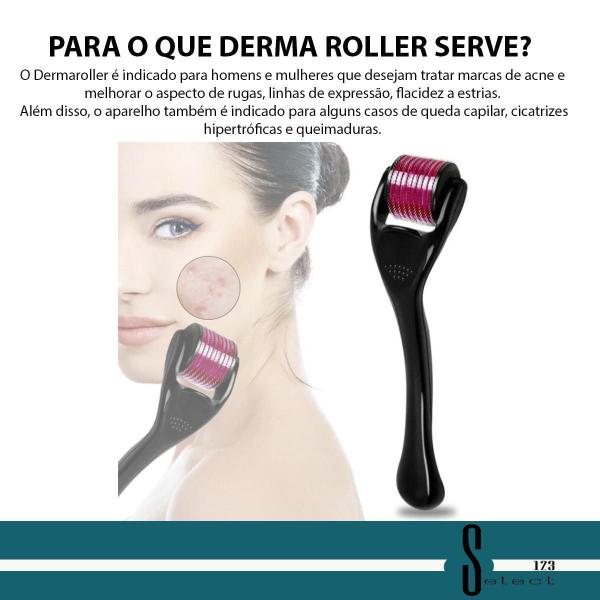 Imagem de Derma Roller Microagulhamento Terapia Facial Capilar