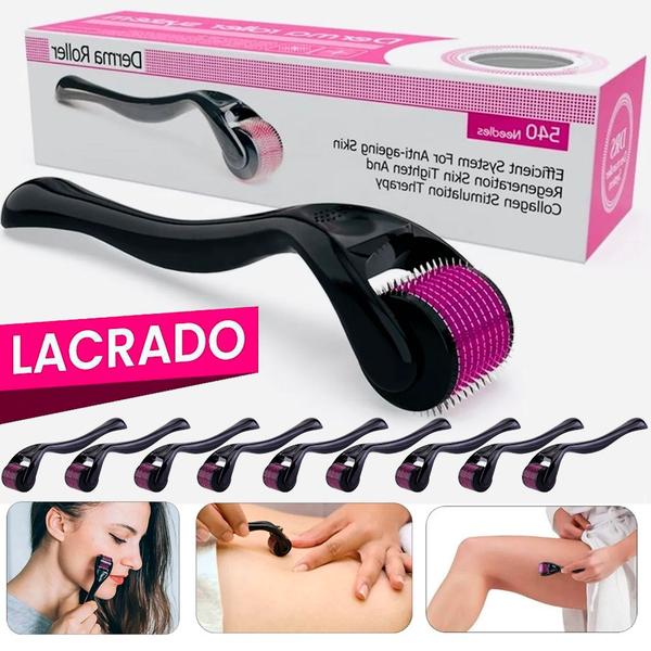 Imagem de Dermaroller 540 Agulhas Derma Roller Anti Rugas 0.5mm