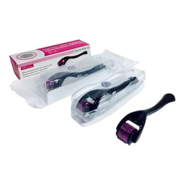 Imagem de Dermaroller Dermarole Agulhas System Drs 540 Microagulhas Dermaroler Derma Roller 0,5