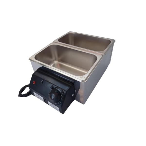 Derretedeira de cera 5 kg 2 cubas - easa inox Imagem de Derretedeira de cera 5 kg 2 cubas