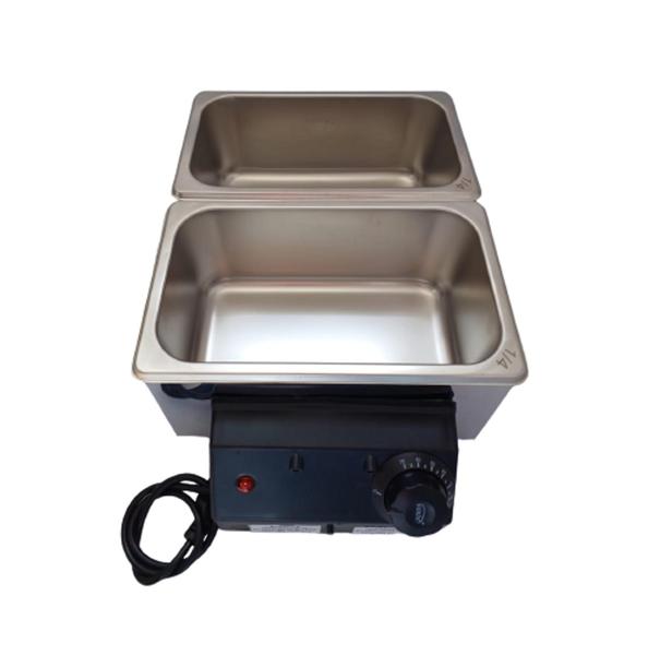 Derretedeira de cera 5 kg 2 cubas - easa inox Imagem de Derretedeira de cera 5 kg 2 cubas