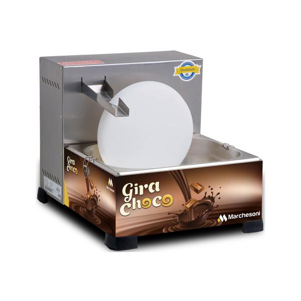 Imagem de Derretedeira de Chocolate Elétrica Gira Choco 5kg Cuba Inox Marchesoni