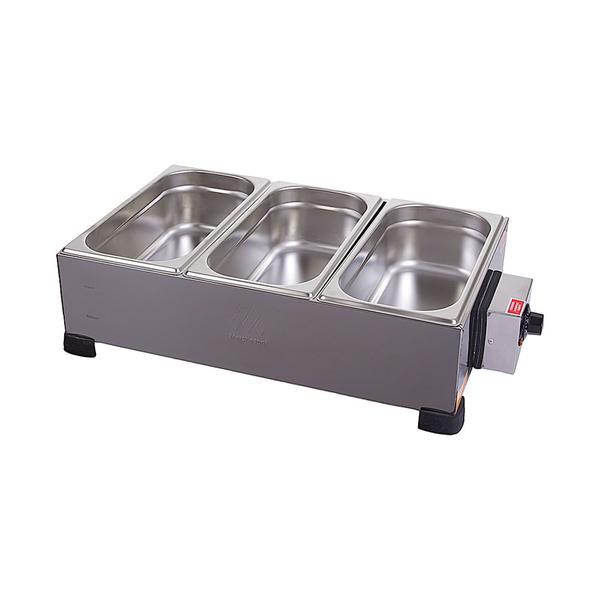 Imagem de Derretedeira de Chocolate Industrial Inox DR 2.331/2.332 c/ Termostato 3 Cubas 3,3 kg - Marchesoni