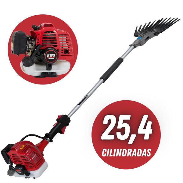 Imagem de Derriçadeira Kawashima Com Motor M-2600 2T Haste Curta e Garra Simples Ideal Para Colheitas de Café