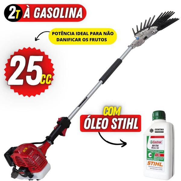 Imagem de Derriçadeira Para Cafeicultura Kawashima Com Garra Duplo Pro 2 e Acompanha 01 Óleo Castrol Stihl 2T