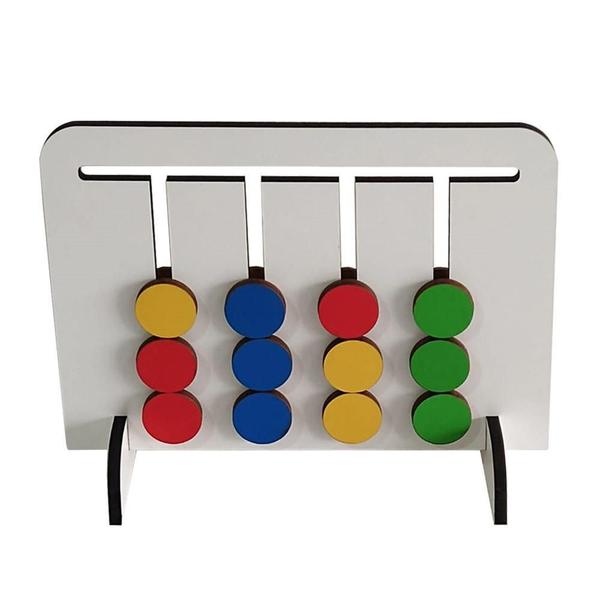 Desafio Das Cores Brinquedo Educativo Pedagógico Em Madeira - Tralalá Imagem de Desafio Das Cores Brinquedo Educativo Pedagógico Em Madeira