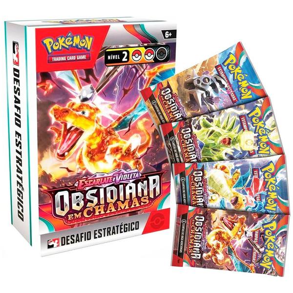Desafio Estratégico Pre Release Pokémon Obsidiana Em Chamas Deck