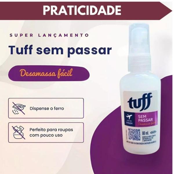 Imagem de Desamassa Fácil Sem Passar Tuff 60ml Blister Start 