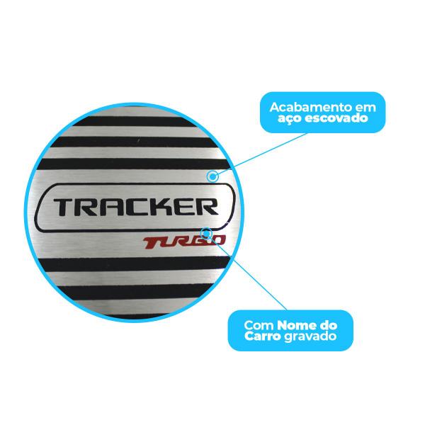 Imagem de Descanso De Pé Aço Inox Escovado GM Tracker Turbo