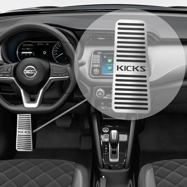 Imagem de Descanso de pé aço inox Nissan Kicks