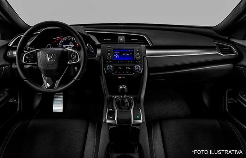 Imagem de Descanso de pé honda civic 2017 até 2022 aço inox