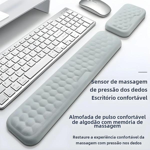 Imagem de Descanso de Pulso Ergonômico com Teclado de Espuma de Memória para Escritório