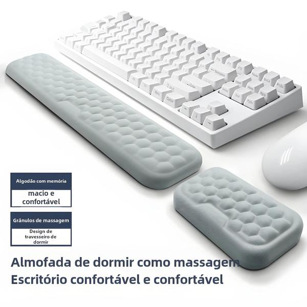 Imagem de Descanso de Pulso Ergonômico com Teclado de Espuma de Memória para Escritório