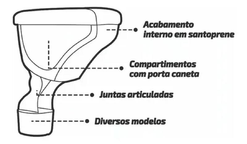 Imagem de Descanso Encosto Apoio Braço Peugeot 208 2013 a 2019 Grafite