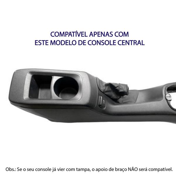 Imagem de Descanso Encosto De Braço Fiat Toro 2016 A 2021 Apoio Luxo material sintético Com Costura