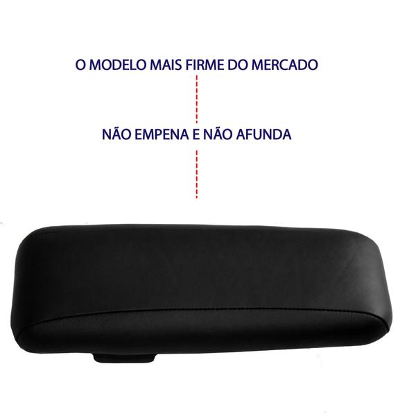 Imagem de Descanso Fiat Toro 2016 A 2021 Encosto Apoio De Braço Luxo Couro material sintético e Tecido