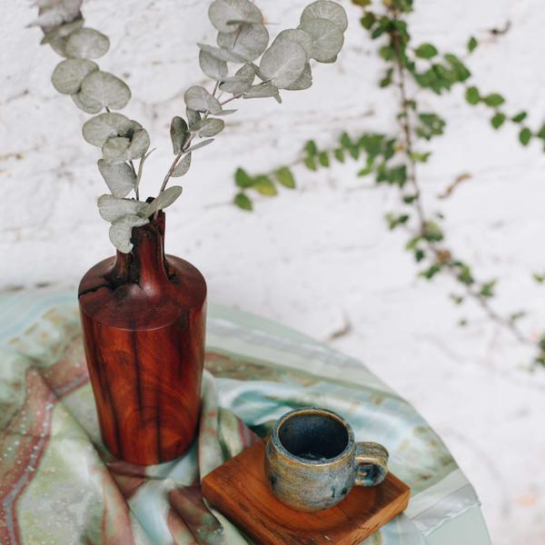 Imagem de Descanso P Cafeteira Xícaras Caneca Mesa Escritório Sofá