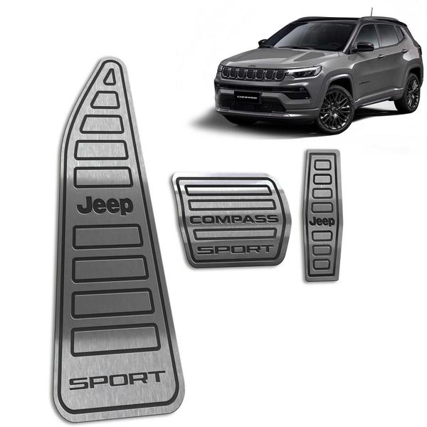 Imagem de Descanso Pedaleira Automático Jeep Compass Sport 2022 Preto